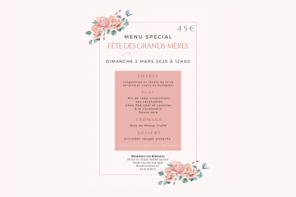 Villers-sur-Mer : Menu spécial fête des grands-mères