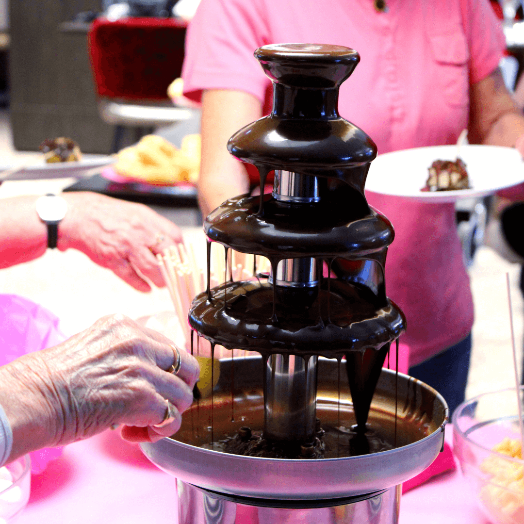 fontaine au chocolat aux boreales
