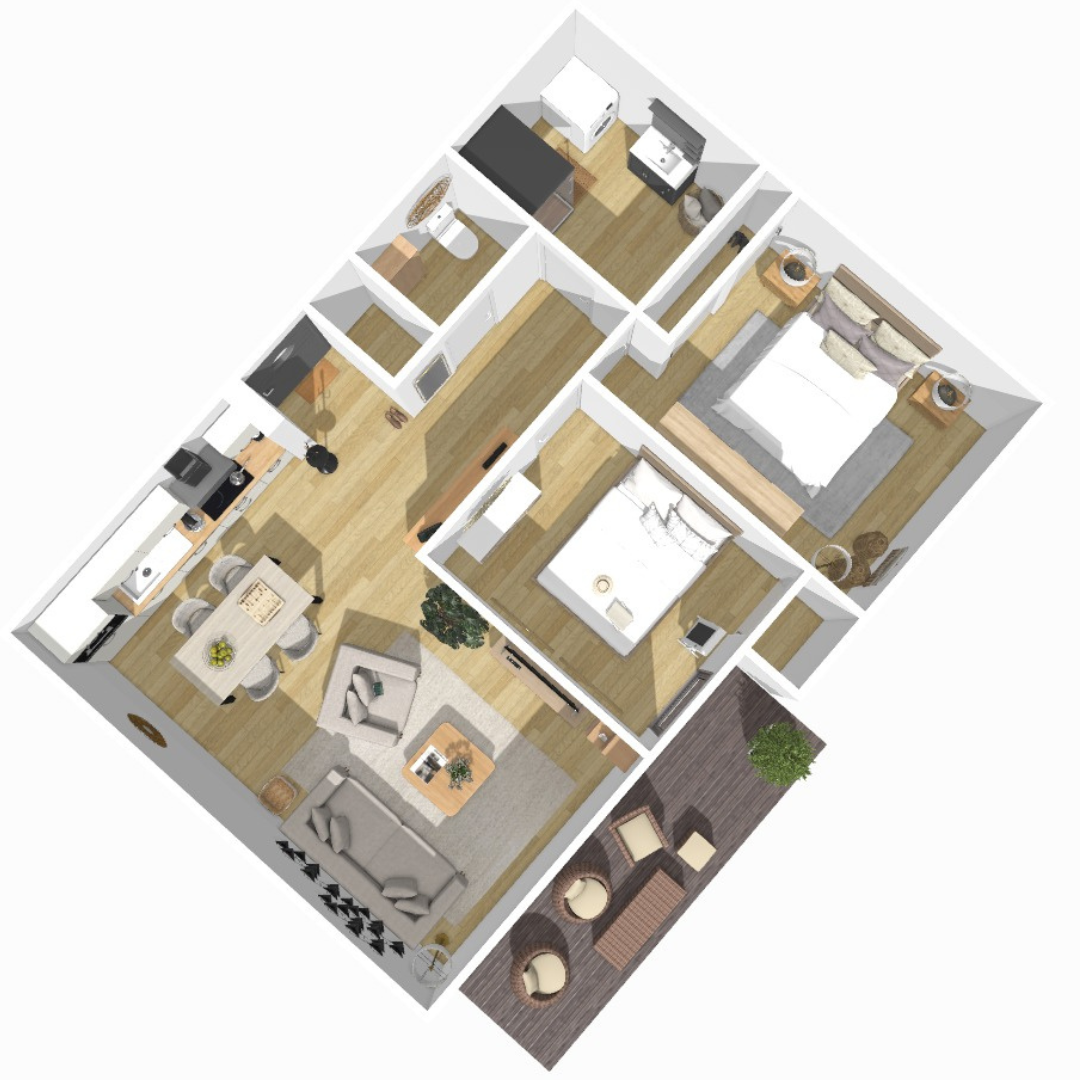 plan appartement les boreales villers